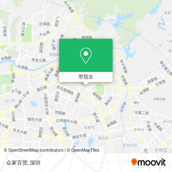 众家百货地图