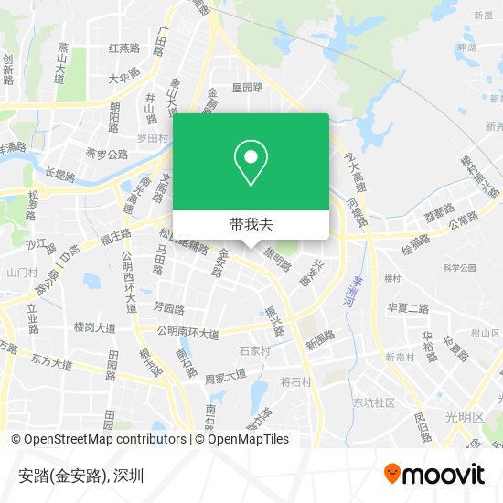 安踏(金安路)地图