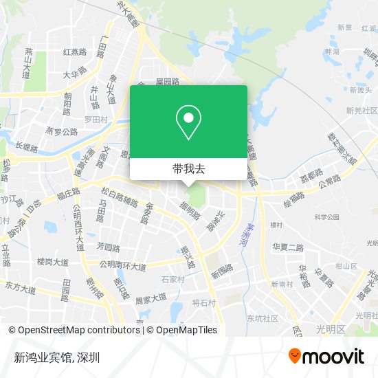 新鸿业宾馆地图