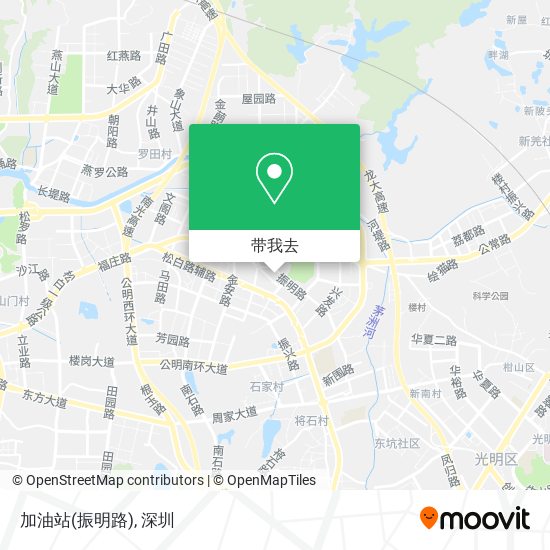 加油站(振明路)地图