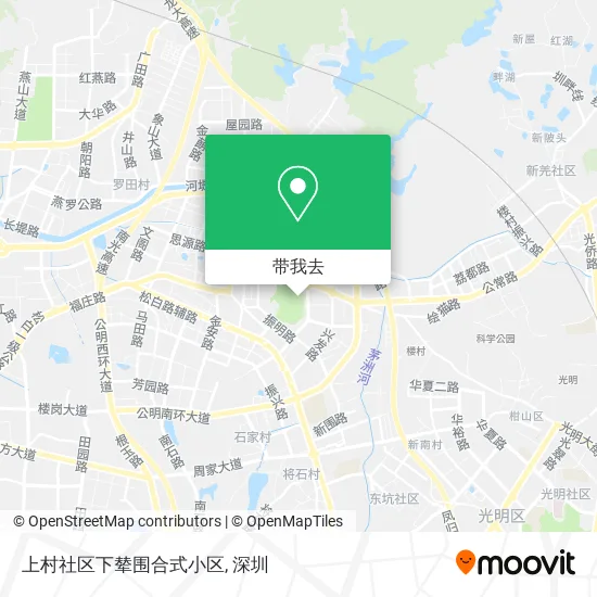 上村社区下辇围合式小区地图