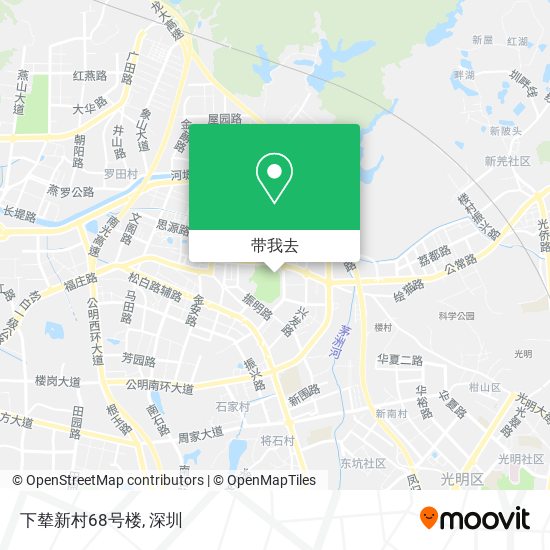 下辇新村68号楼地图