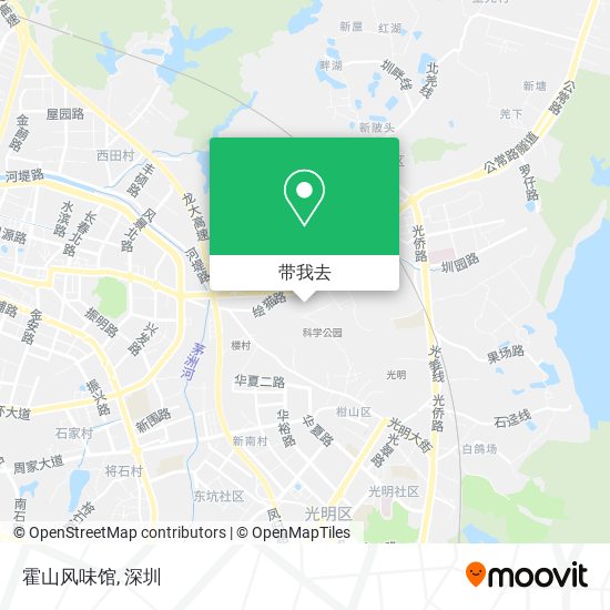 霍山风味馆地图