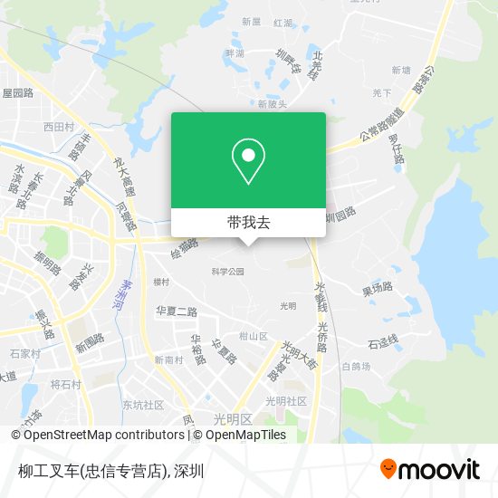 柳工叉车(忠信专营店)地图