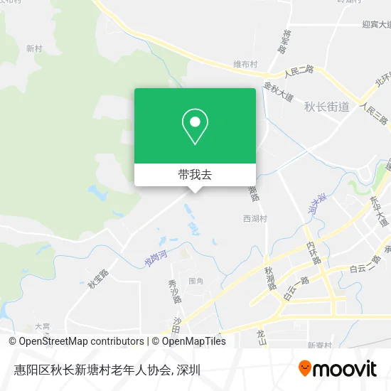 惠阳区秋长新塘村老年人协会地图