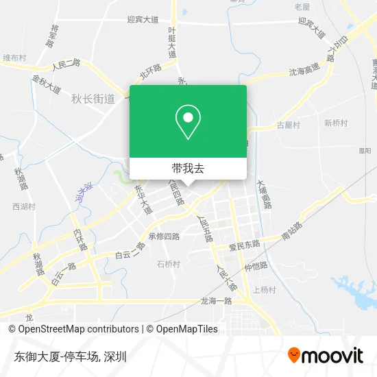 东御大厦-停车场地图