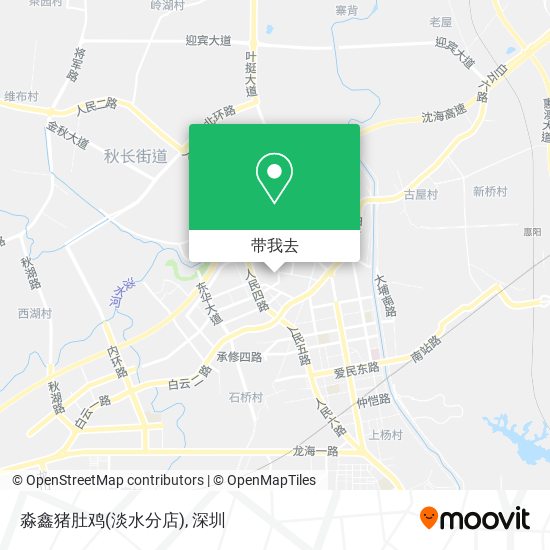 淼鑫猪肚鸡(淡水分店)地图