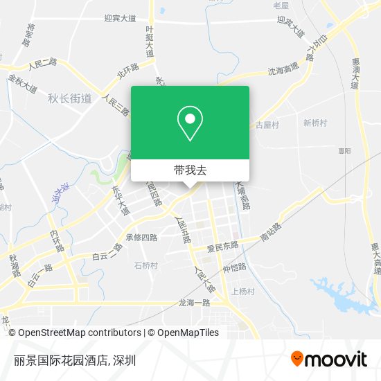丽景国际花园酒店地图