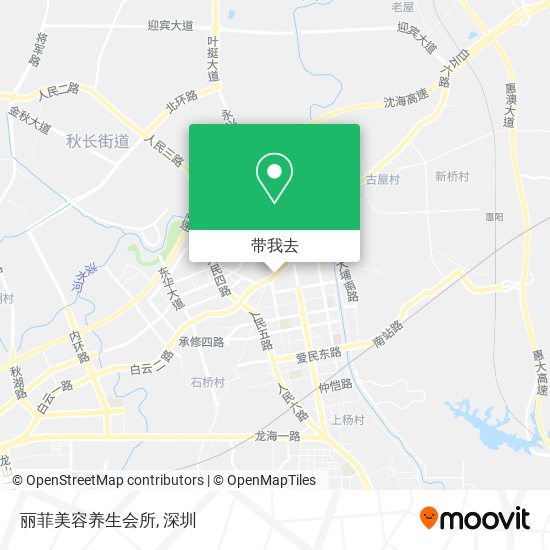 丽菲美容养生会所地图