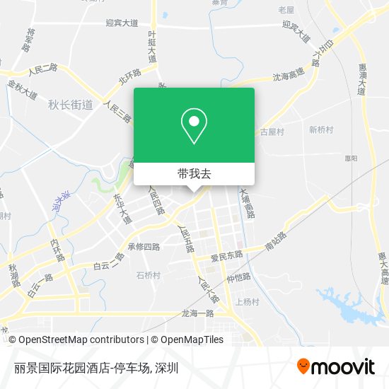 丽景国际花园酒店-停车场地图