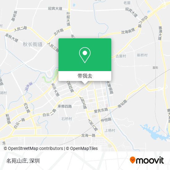 名苑山庄地图