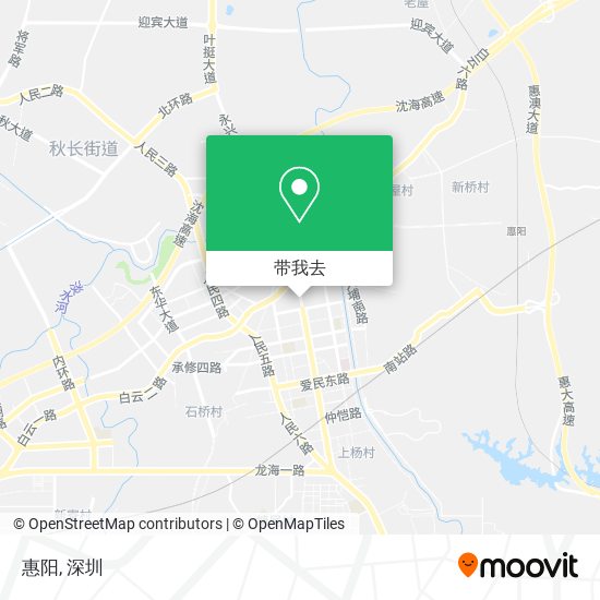 惠阳地图