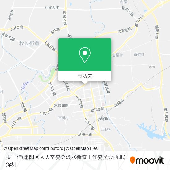 美宜佳(惠阳区人大常委会淡水街道工作委员会西北)地图