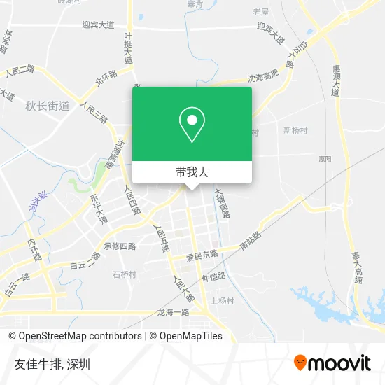 友佳牛排地图