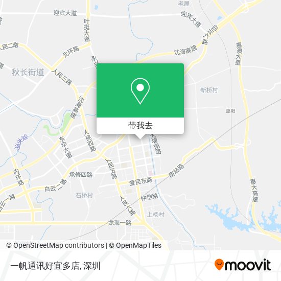 一帆通讯好宜多店地图