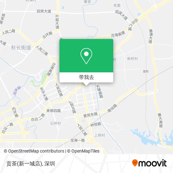 贡茶(新一城店)地图