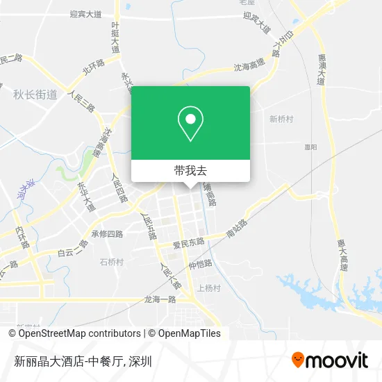 新丽晶大酒店-中餐厅地图