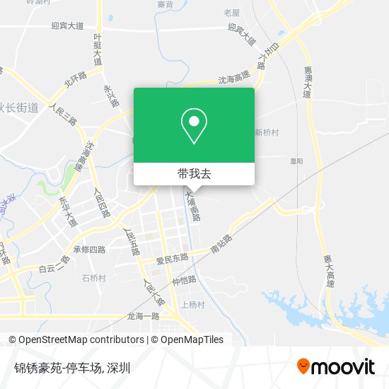 锦锈豪苑-停车场地图