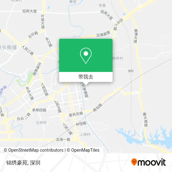 锦绣豪苑地图