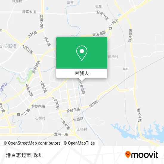 港百惠超市地图