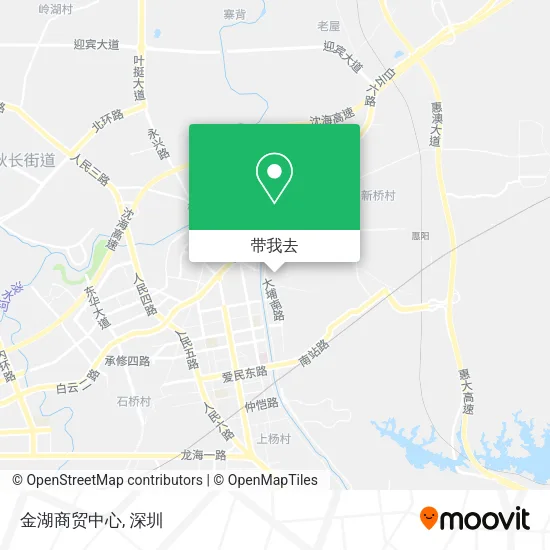 金湖商贸中心地图