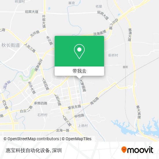 惠宝科技自动化设备地图