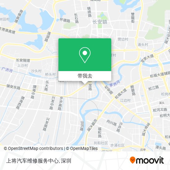 上将汽车维修服务中心地图