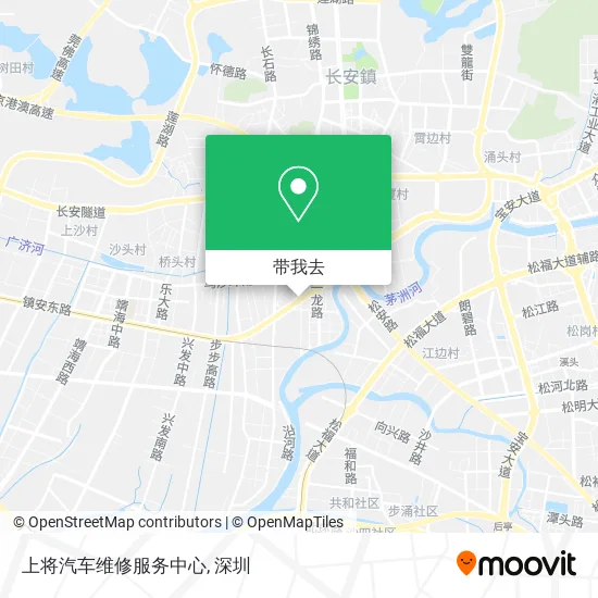 上将汽车维修服务中心地图
