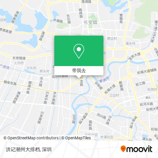 洪记潮州大排档地图