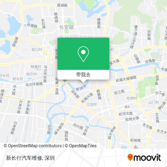 新长行汽车维修地图
