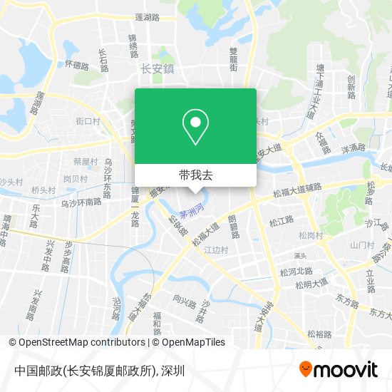 中国邮政(长安锦厦邮政所)地图
