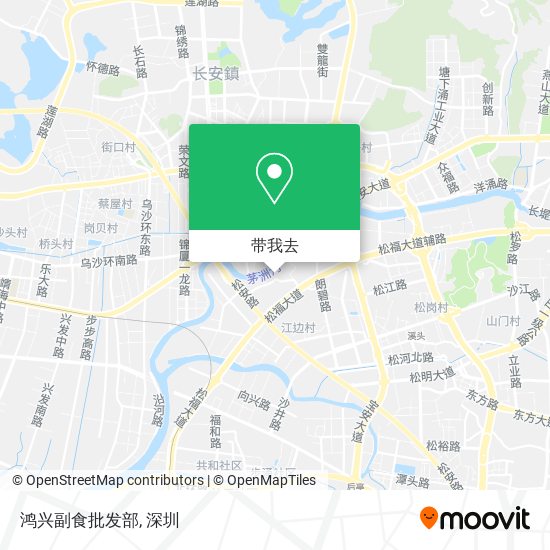 鸿兴副食批发部地图