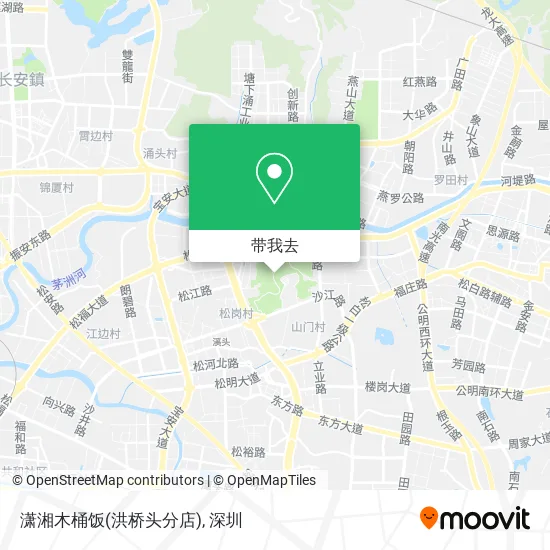 潇湘木桶饭(洪桥头分店)地图