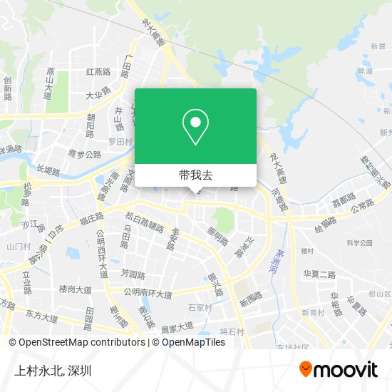 上村永北地图