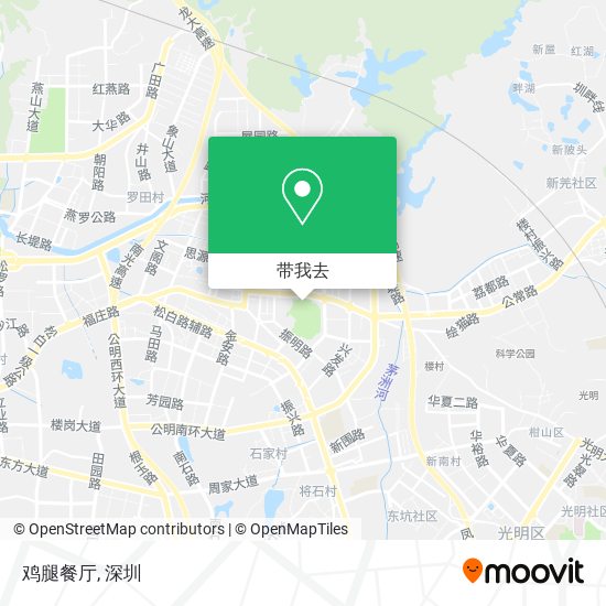 鸡腿餐厅地图