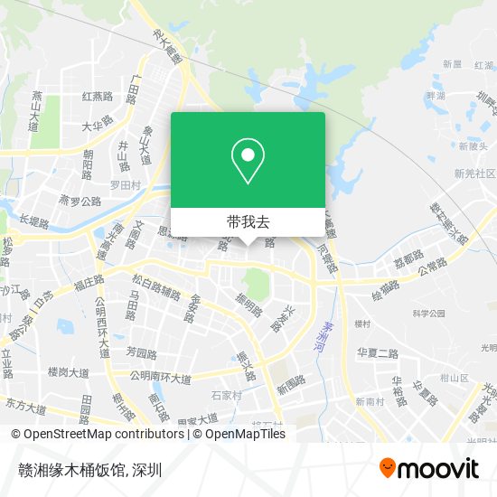 赣湘缘木桶饭馆地图