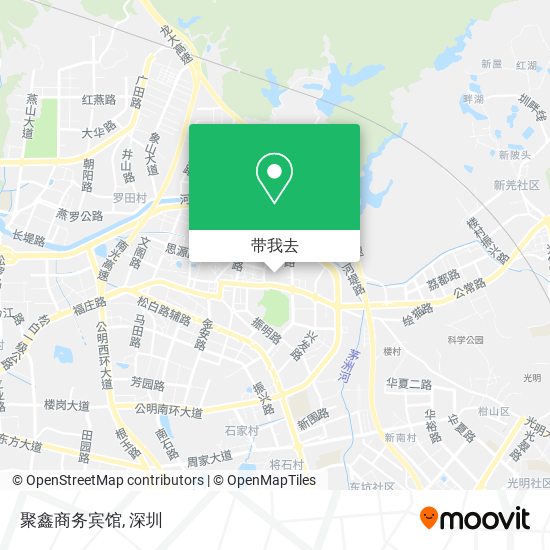 聚鑫商务宾馆地图