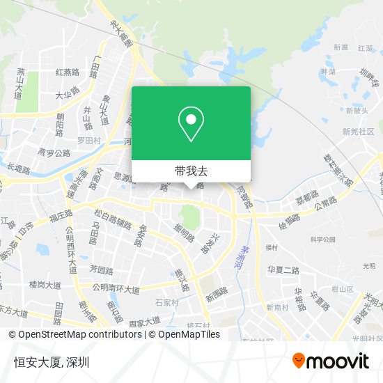 恒安大厦地图