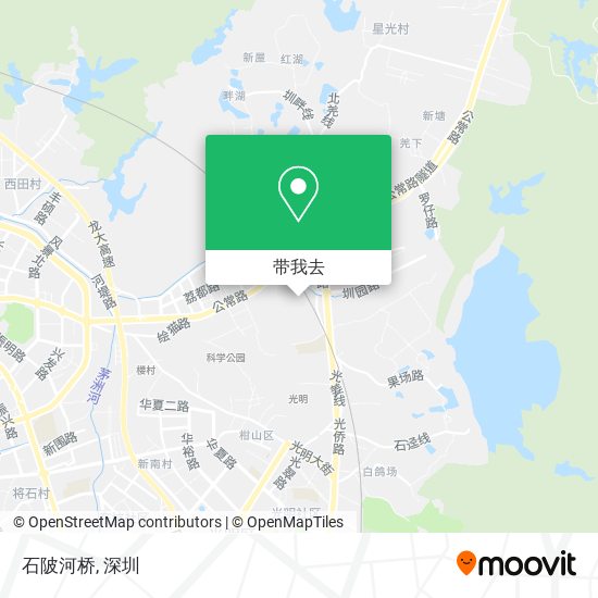 石陂河桥地图