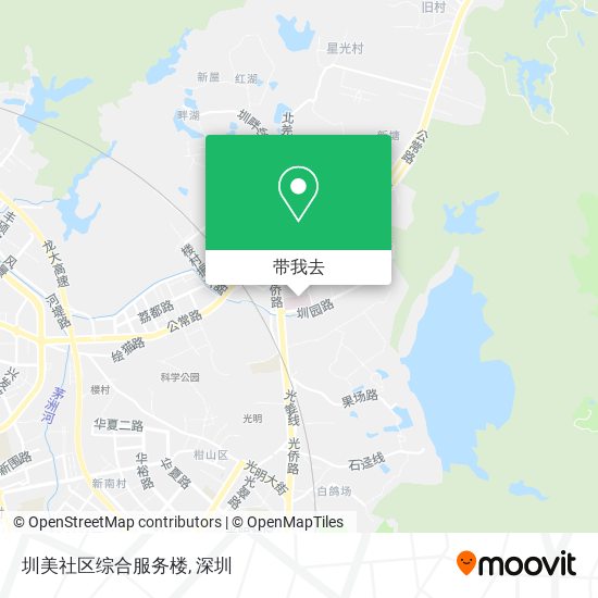 圳美社区综合服务楼地图