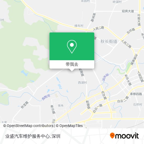 业盛汽车维护服务中心地图
