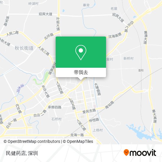 民健药店地图