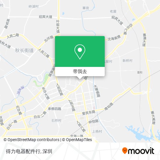 得力电器配件行地图
