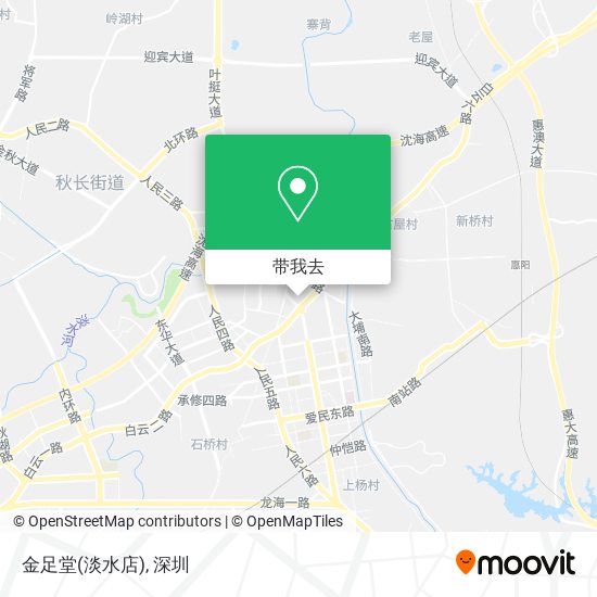 金足堂(淡水店)地图