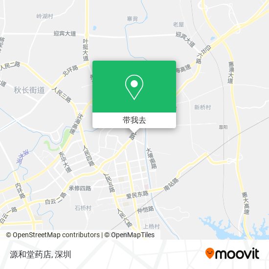 源和堂药店地图