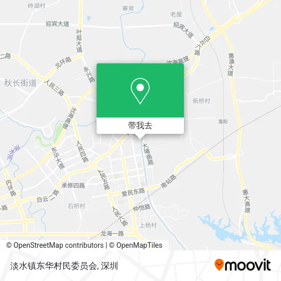 淡水镇东华村民委员会地图