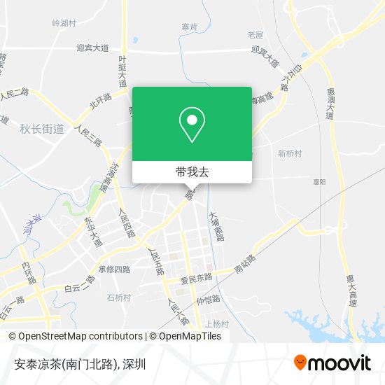 安泰凉茶(南门北路)地图