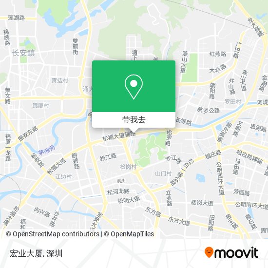 宏业大厦地图