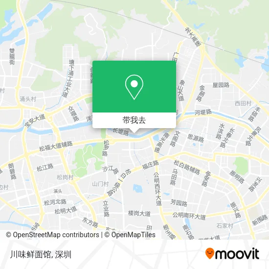 川味鲜面馆地图