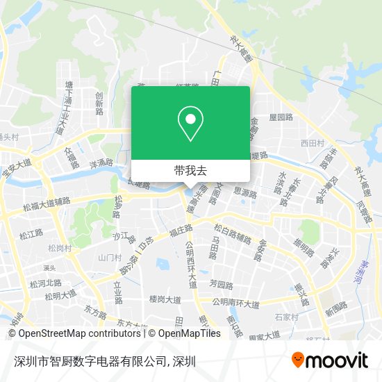 深圳市智厨数字电器有限公司地图